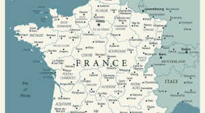French flea markets - Map